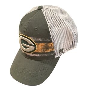 Green Bay Packers‎ '47 Interlude MVP Trucker Snapback Hat - Green/White NWOT